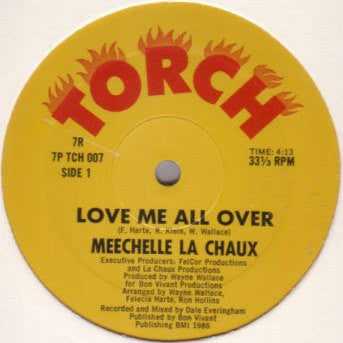 Meechelle La Chaux : Love Me All Over (12",33 ⅓ RPM)