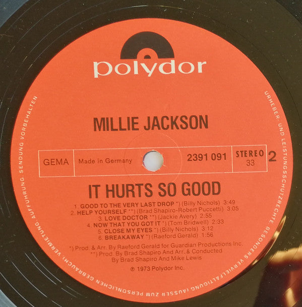 Millie Jackson : It Hurts So Good (LP,Album)