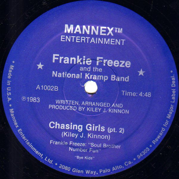 Frankie Freeze And National Kramp Band, The : Chasing Girls (12")