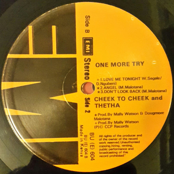Cheek To Cheek (4), Thetha : One More Try / Love Me Tonight  (LP,Mini-Album)